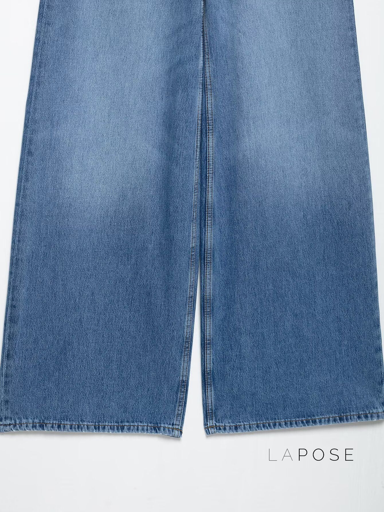 Freyja Denim Wide-Leg Pant Set [PJES54JD]