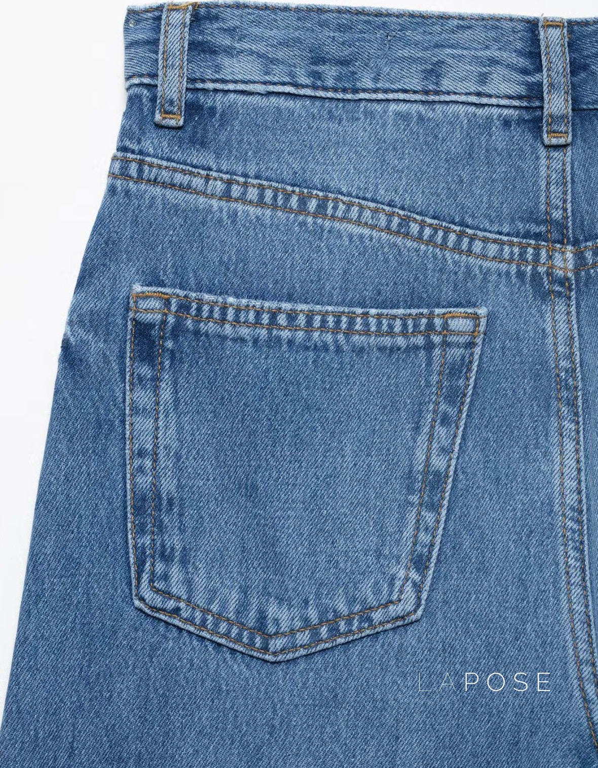Freyja Denim Wide-Leg Pant Set [4AXQF9P4]