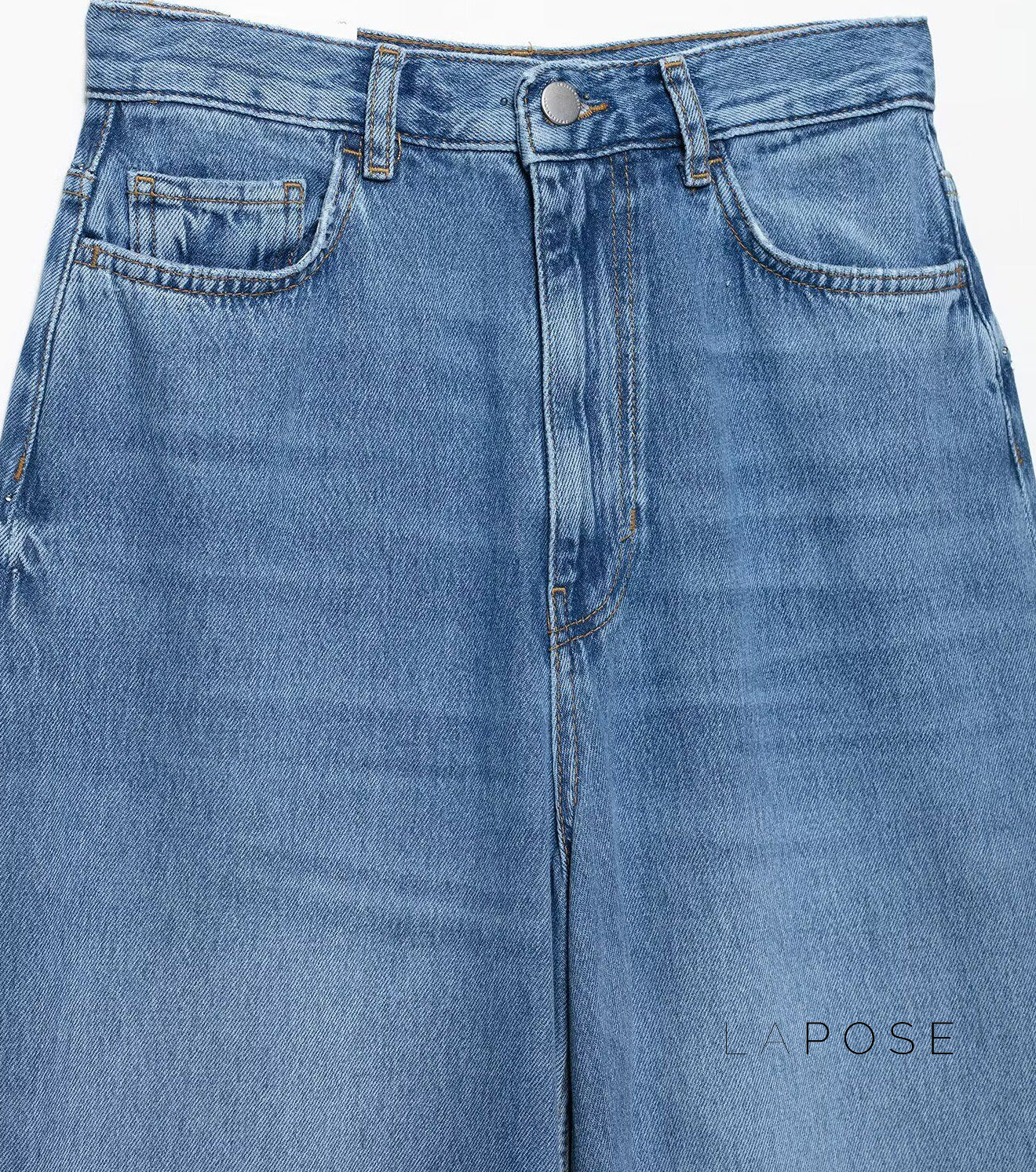 Freyja Denim Wide-Leg Pant Set [TYBOM9JS]
