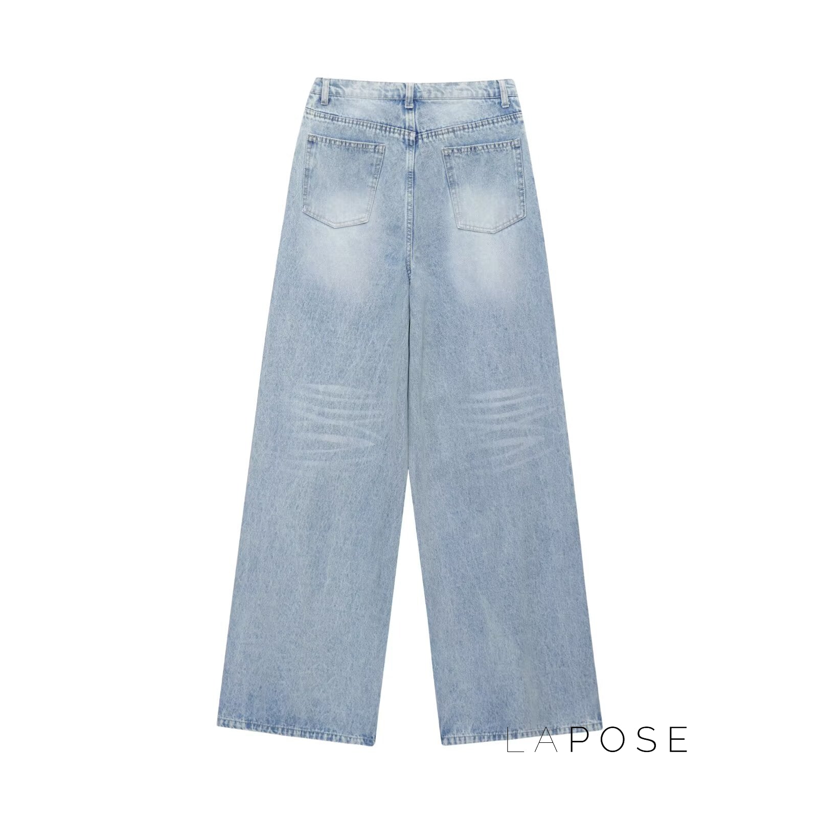 Freyja Denim Wide-Leg Pant Set [AKHHX7GL]
