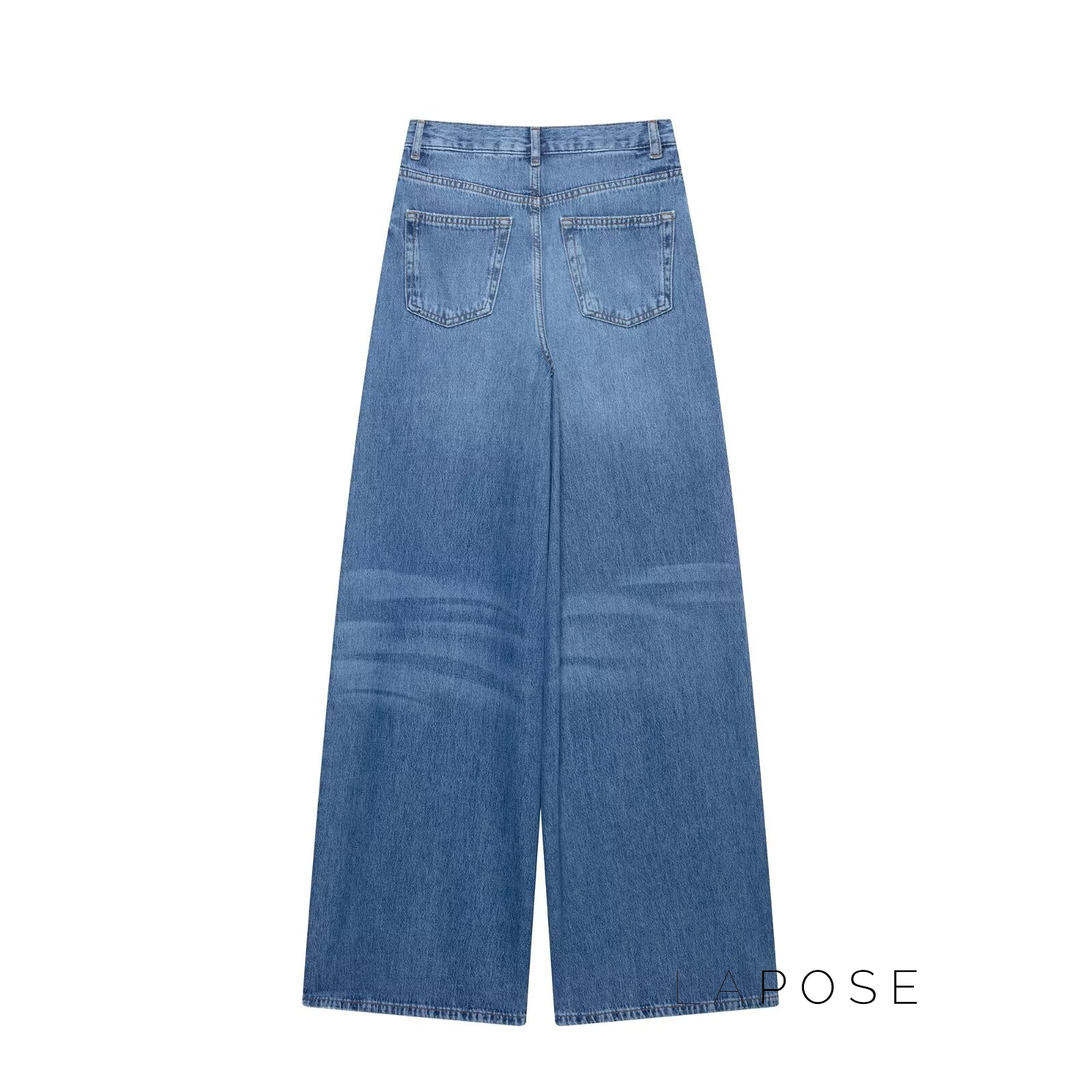 Freyja Denim Wide-Leg Pant Set [GIC1RL2Z]