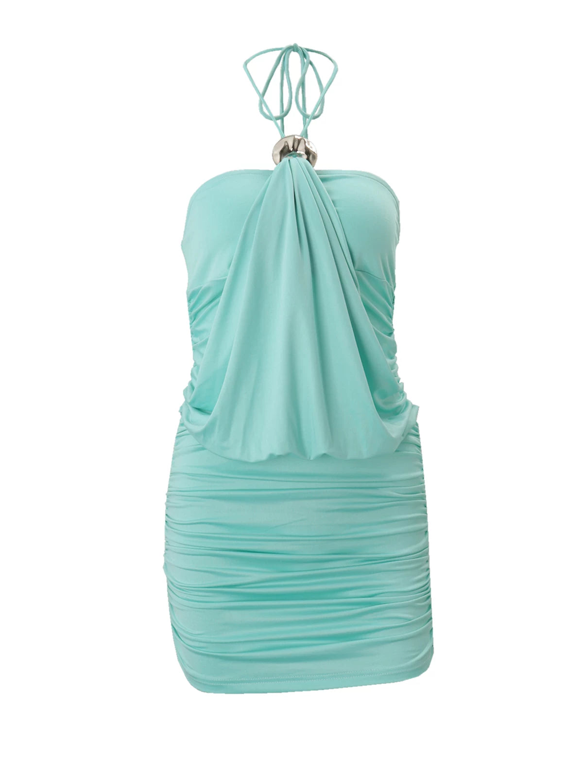 LaPose - Gracelynne Ruched Ring Mini Dress