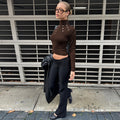 Graciela Ribbed Turtleneck Top [O6XUZB03]