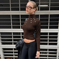 Graciela Ribbed Turtleneck Top [TV4YAY3Q]