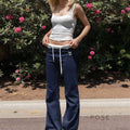 Graylynn Bow Print Knit Pants [AM0GVJT8]