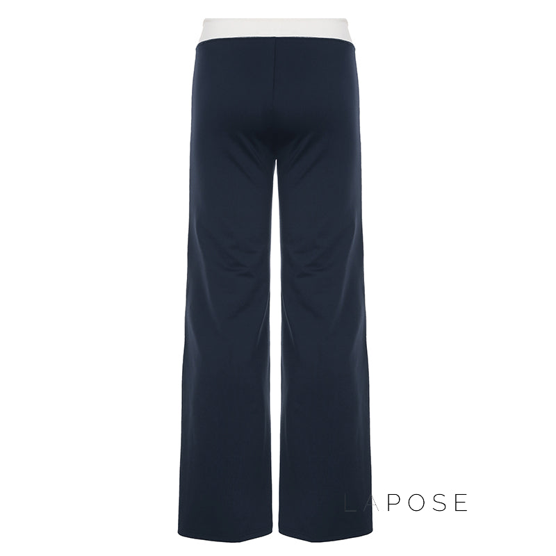 Graylynn Bow Print Knit Pants [OLUQ2C7F]