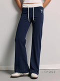 Graylynn Bow Print Knit Pants [3EAZDSYD]
