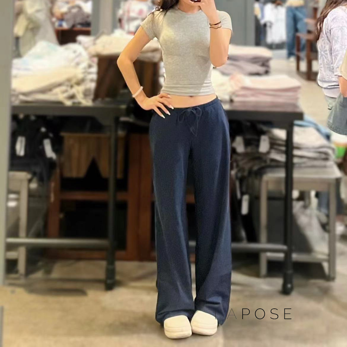 Graysen Effortless Striped Pants [KBJSBLW9]