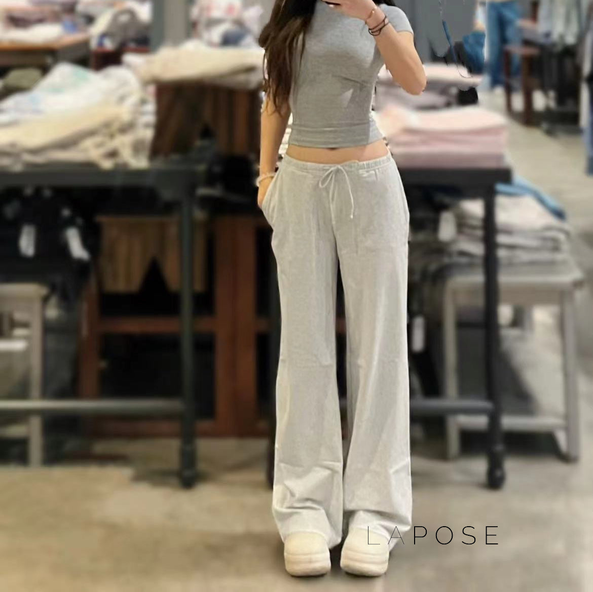 Graysen Effortless Striped Pants [WR3FLT9D]