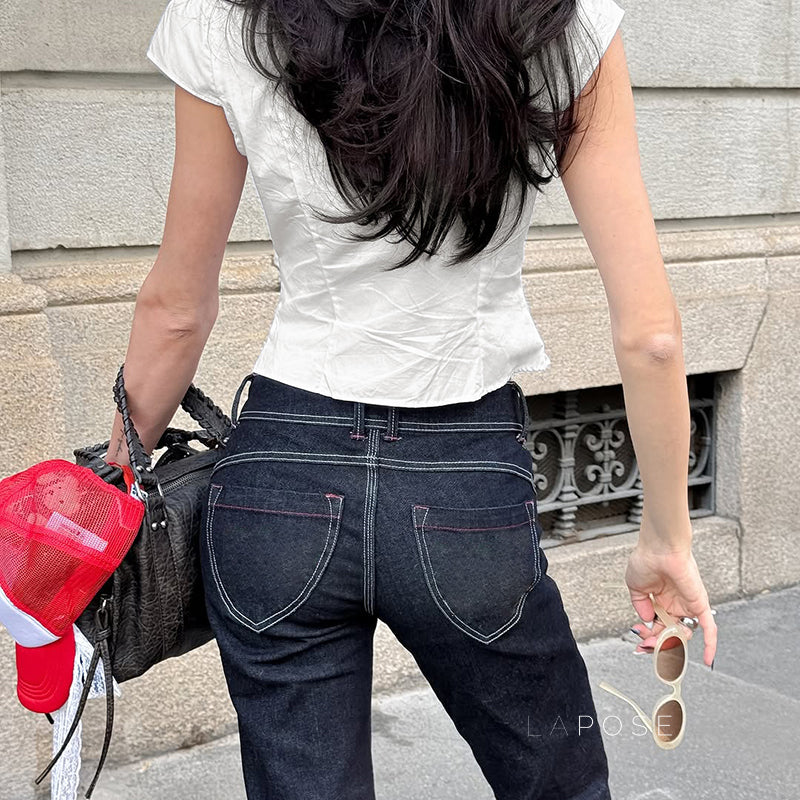 Greenlee Puff Sleeve V-Neck Top