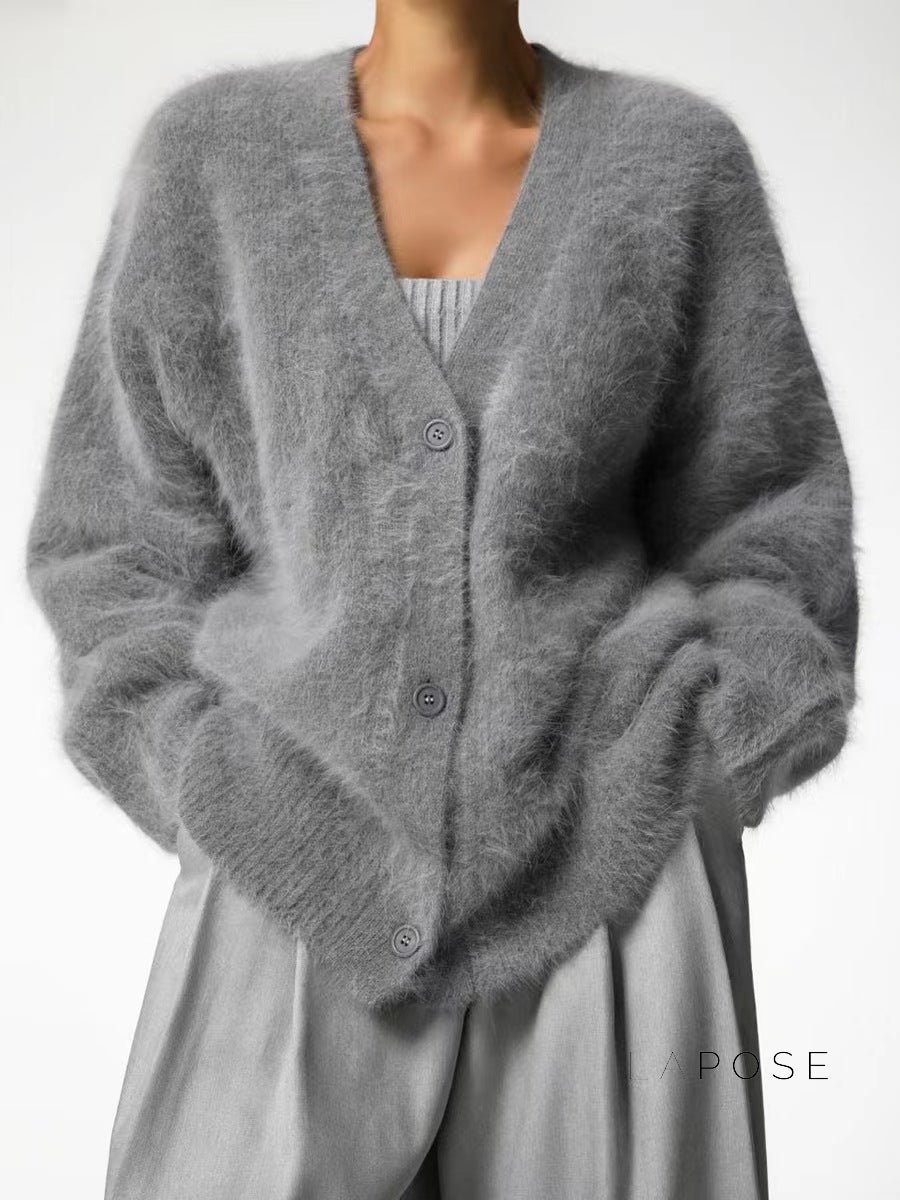Griselda Cozy Knit Cardigan [4PME3IA4]