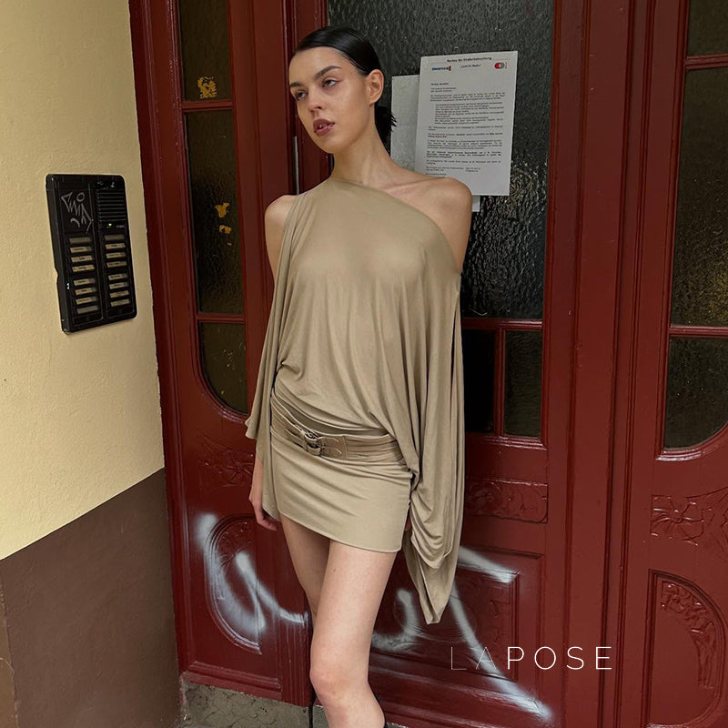 Gwen One Shoulder Bodycon Dress [62VUJ5CP]