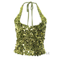 Gwenevere Sequin Halter Top [ZJHYP5CD]