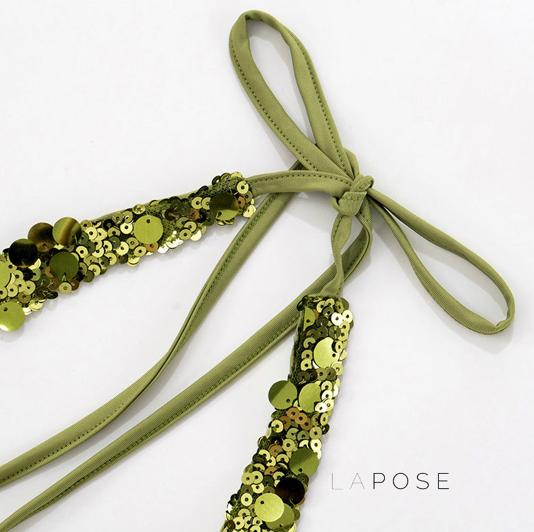 Gwenevere Sequin Halter Top [WDJJUHYD]