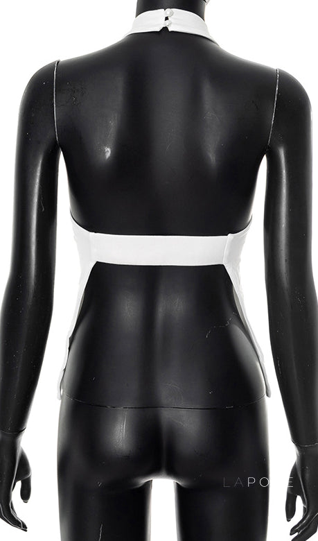 Gwyneth Backless Halter Top [8CHRKOOY]