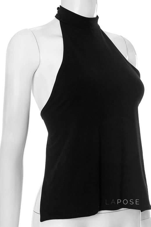 Gwyneth Backless Halter Top [E3N5CH17]