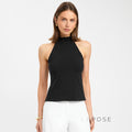 Gwyneth Backless Halter Top [VY329V08]