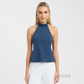 Gwyneth Backless Halter Top [TG346PNU]