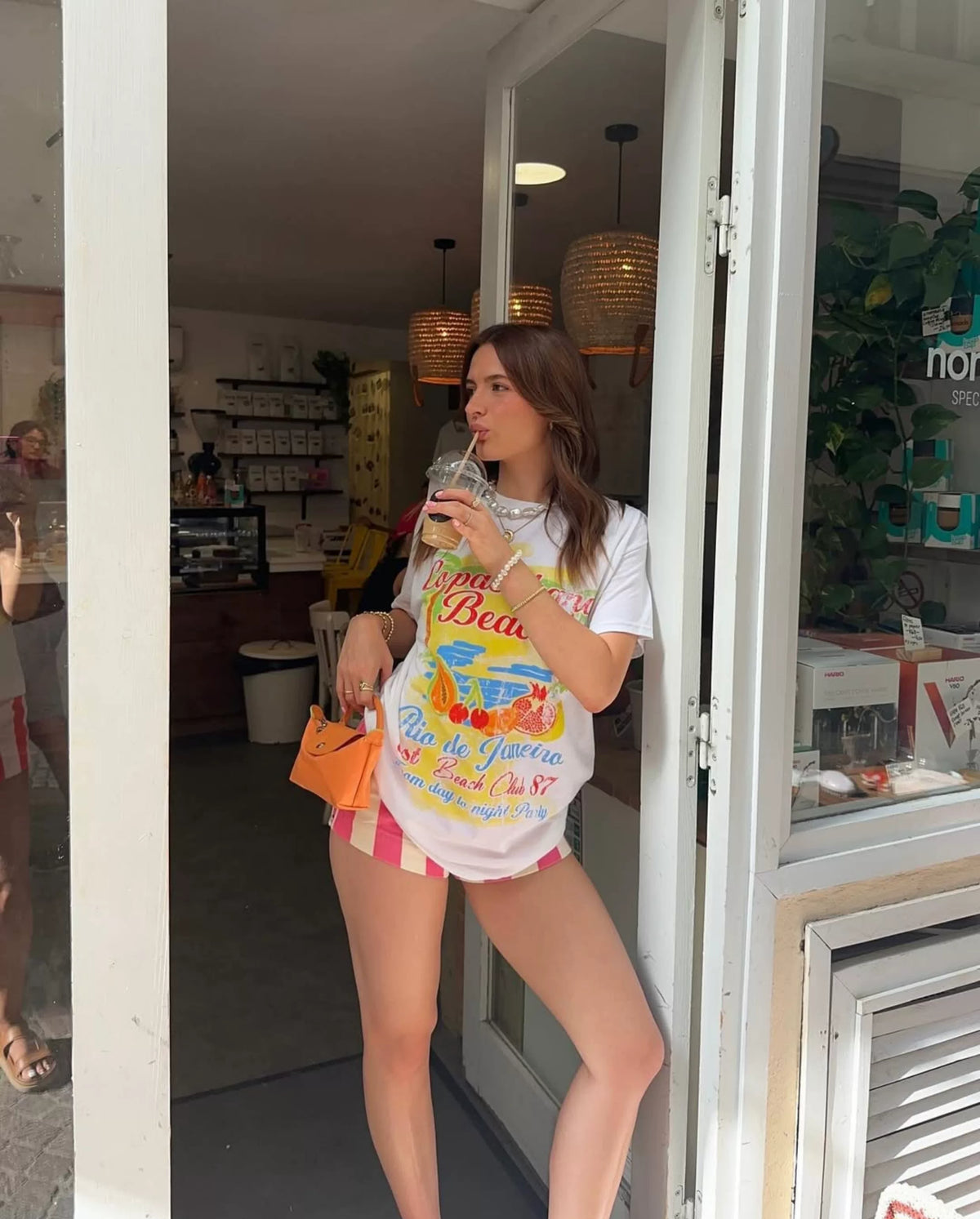 Hailey Copacabana Graphic Oversized Tee