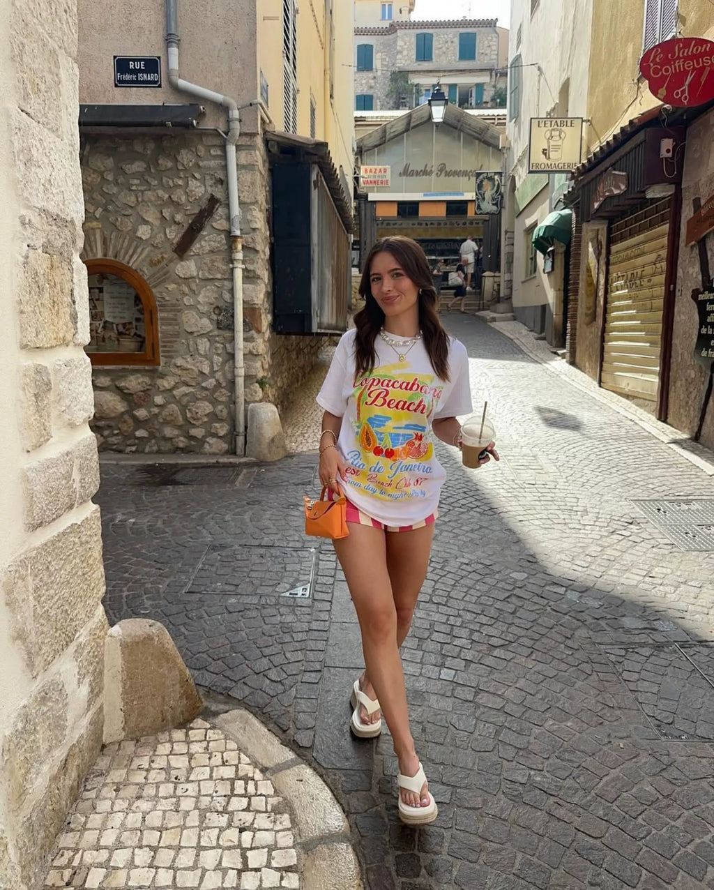 Hailey Copacabana Graphic Oversized Tee