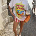 Hailey Copacabana Graphic Oversized Tee