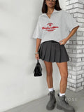 Haizlee Contrast Embroidered Polo Tee [S74S14AL]