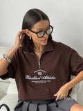 Haizlee Contrast Embroidered Polo Tee [CB70URIB]
