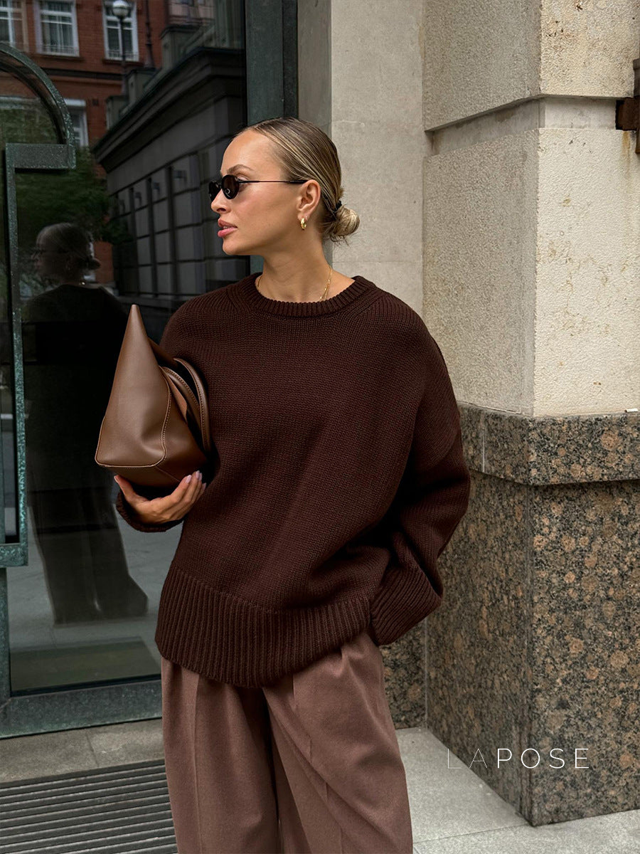 Halen Cozy Knit Pullover [L4A6QF9X]