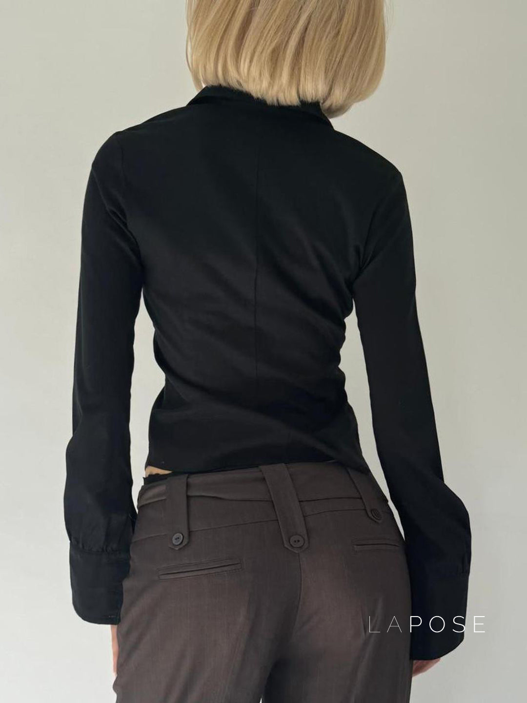 Halina Classic Button-Up Shirt [15W534UZ]