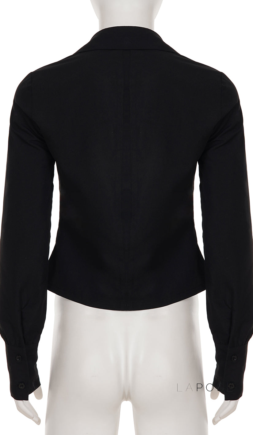 Halina Classic Button-Up Shirt [WDZ438JI]