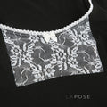 Hallee Layered Lace Long Sleeve Top [L6J3UUSS]