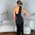 Haniya Halter Backless Maxi Dress [YHI47LSO]