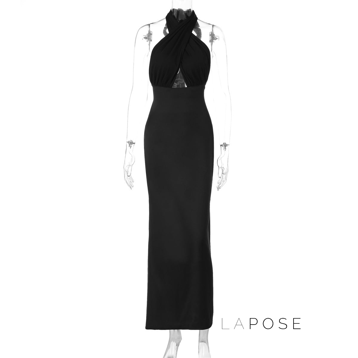 Haniya Halter Backless Maxi Dress [P0IB7B7F]