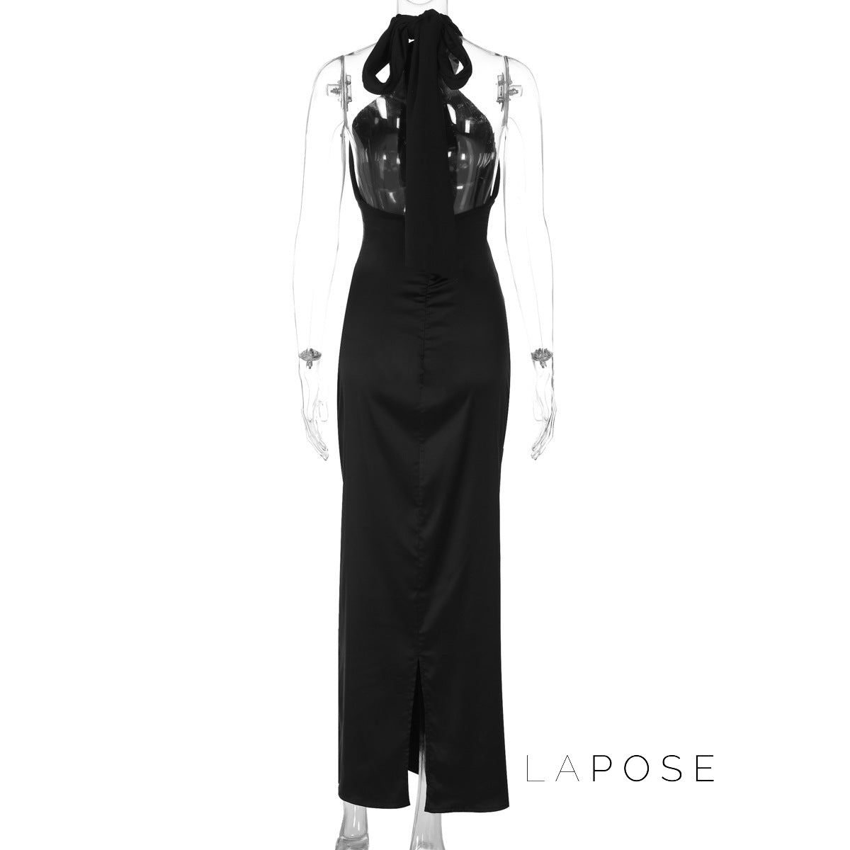 Haniya Halter Backless Maxi Dress [3VK0OAM5]