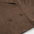 Hareem Suede Double-Breasted Jacket [6VUL9UVQ]