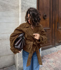 Hareem Suede Double-Breasted Jacket [RTSQJTXI]