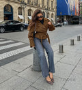 Hareem Suede Double-Breasted Jacket [P9MDK3FI]