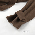 Hareem Suede Double-Breasted Jacket [MPB2I7RG]