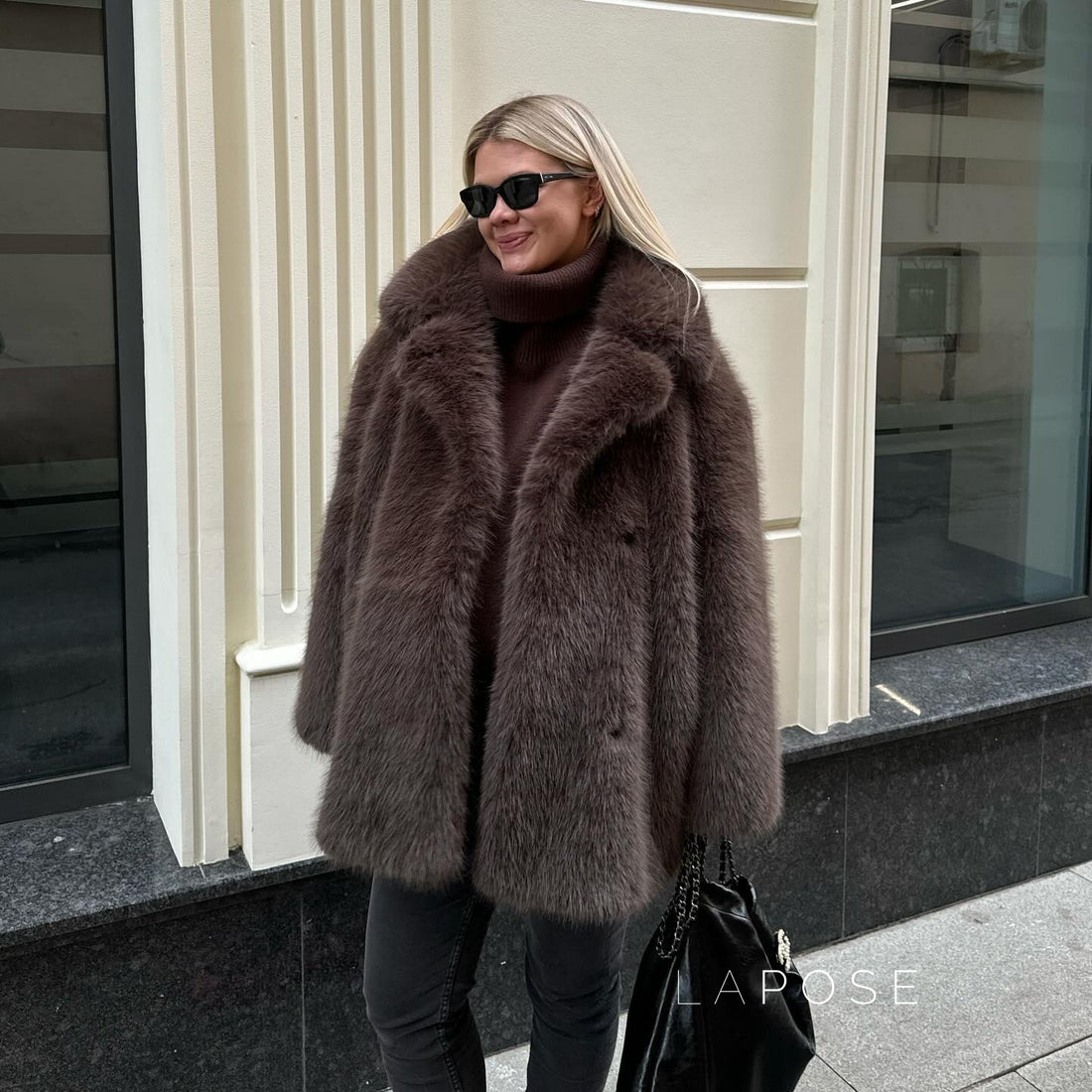 Harlym Faux Fur Coat [FCK1N663]
