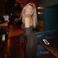 Haydee Off Shoulder Fishtail Dress [TG5VX2LE]