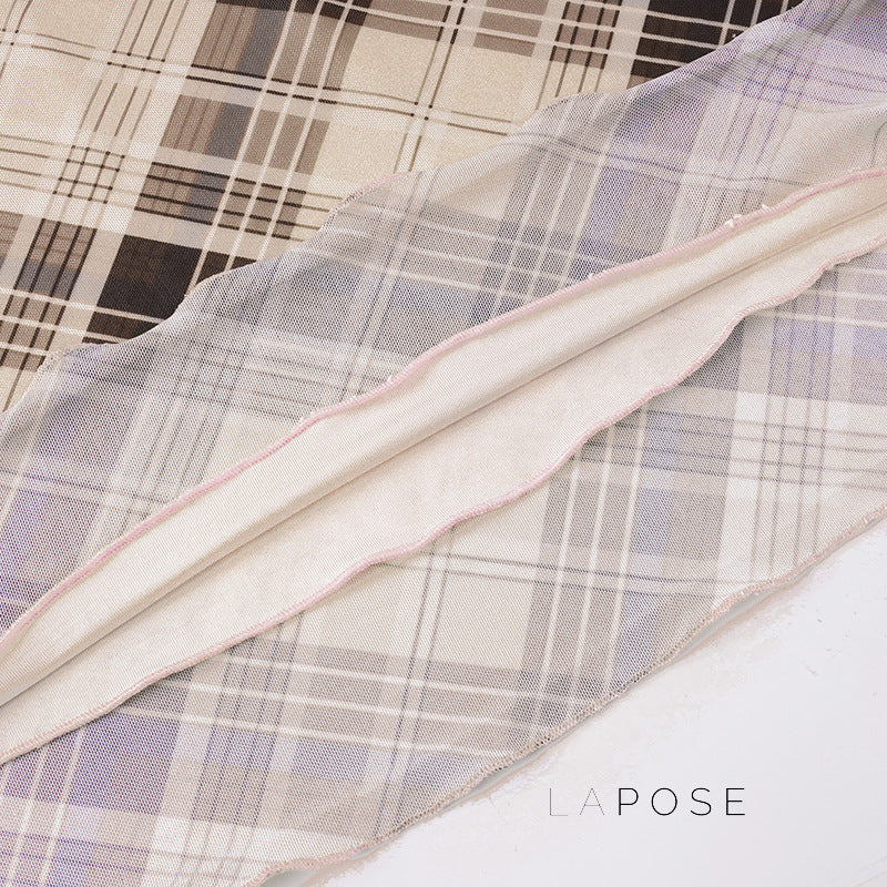 Hayzlee Plaid Bow Midi Skirt [85JR7FYW]