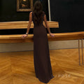 Hazelynn One Shoulder Mesh Maxi Dress [E1LI0NJ4]