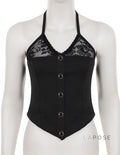 Heavenlee Lace Halter Skirt Set [CWFLODCF]