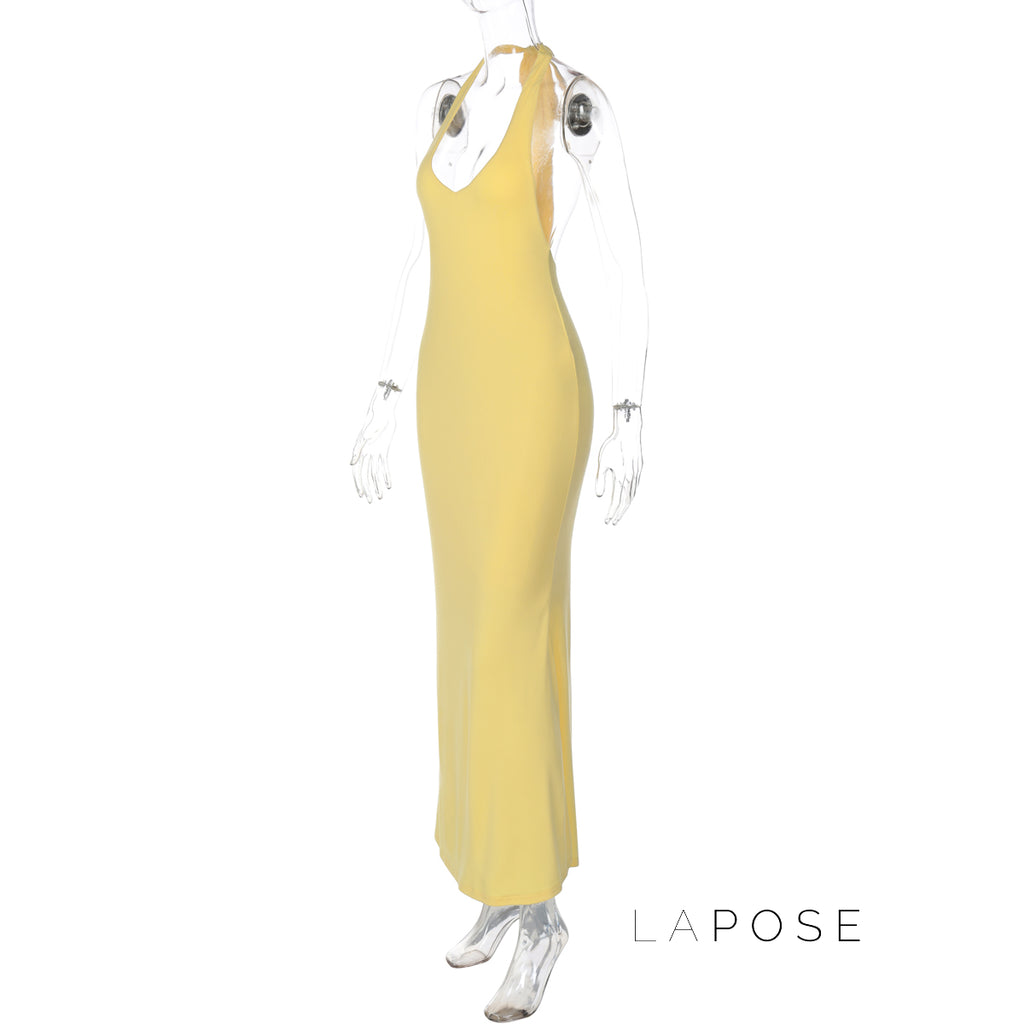 Holley Backless Halter Maxi Dress [UZUIPDI3]