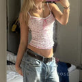 Idy Floral Tie-Front Camisole