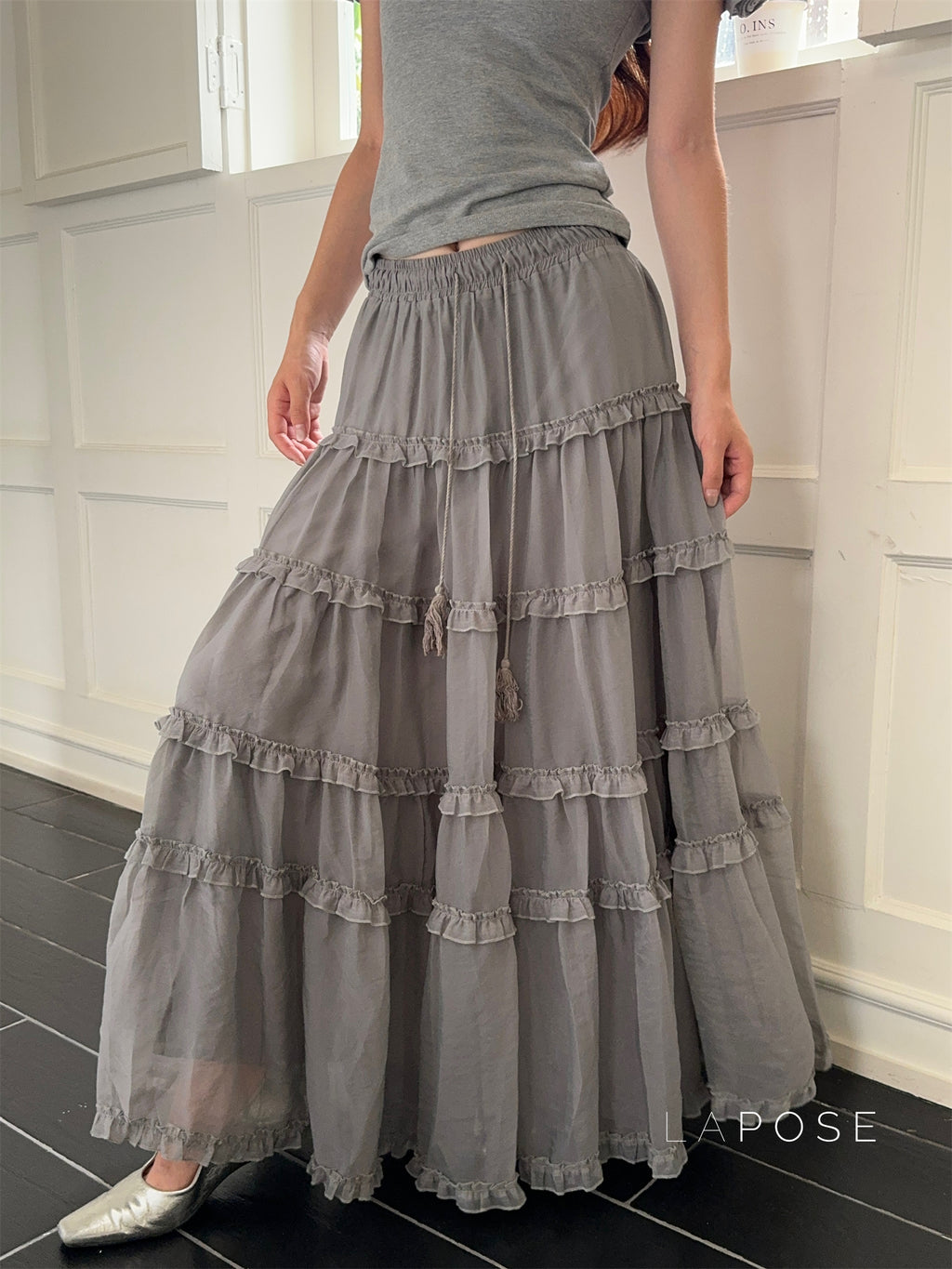 Inaaya Floral Off-Shoulder Skirt Set [3ADJ7IW6]