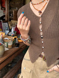 Indie Cut-Out Knit Cardigan [9V5IXRS7]