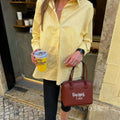 Indira Yellow Striped Polo Shirt [MDEVLG4W]