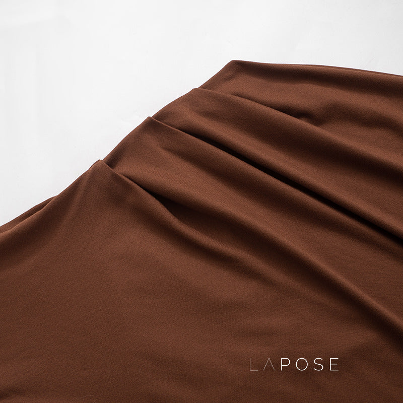 Indy Off Shoulder Pleated Top [TXSOL5LS]