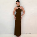 Ira Halter Maxi Dress [GNV2UKDX]